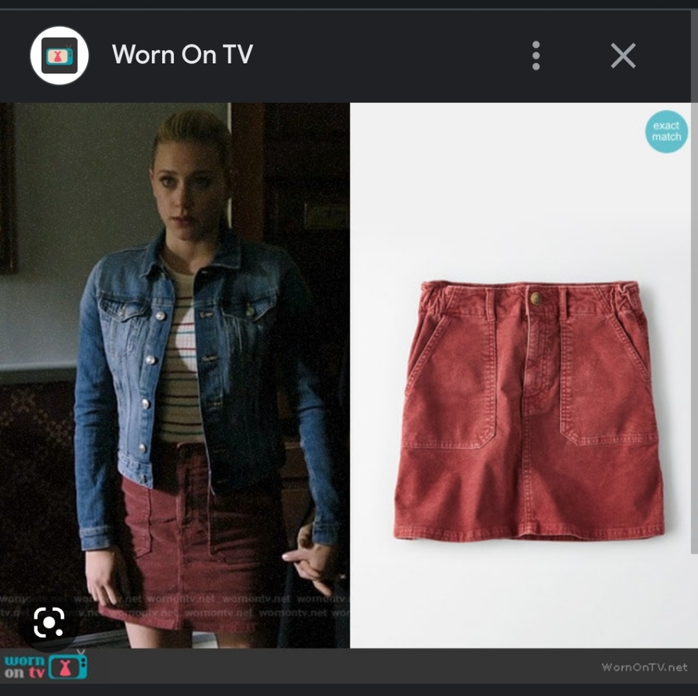 American Eagle Corduroy Mini Skirt